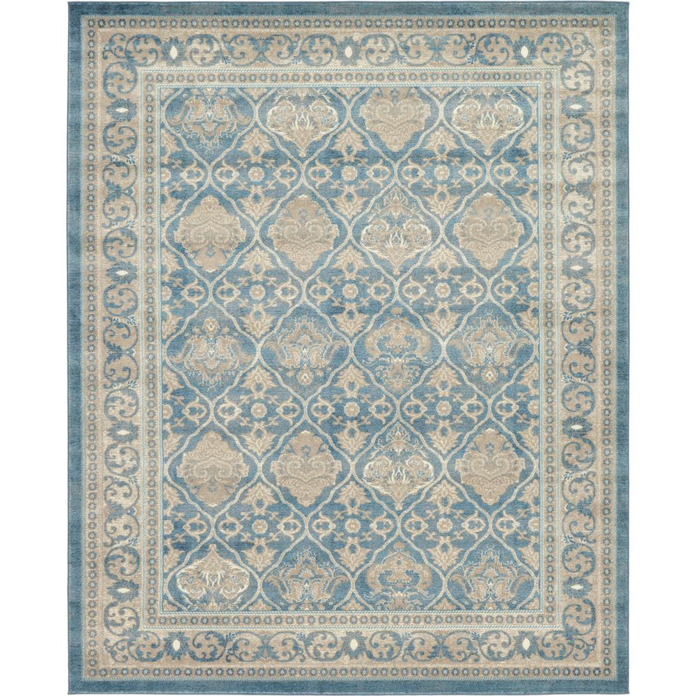 Unique Loom Del Mar Blue 8' x 10' Rug3133398 The Home Depot