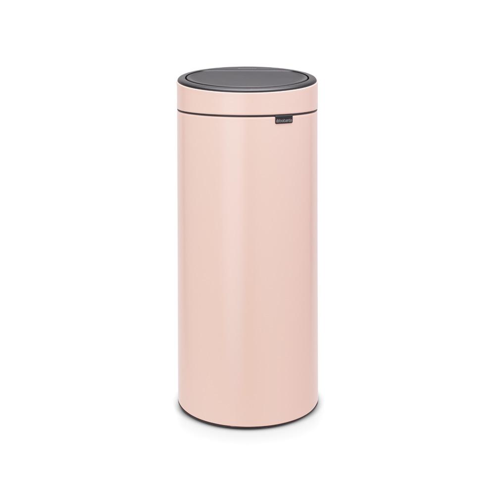 Brabantia Trash Cans Recycling The Home Depot Touch Top Trash Can In Clay Pink