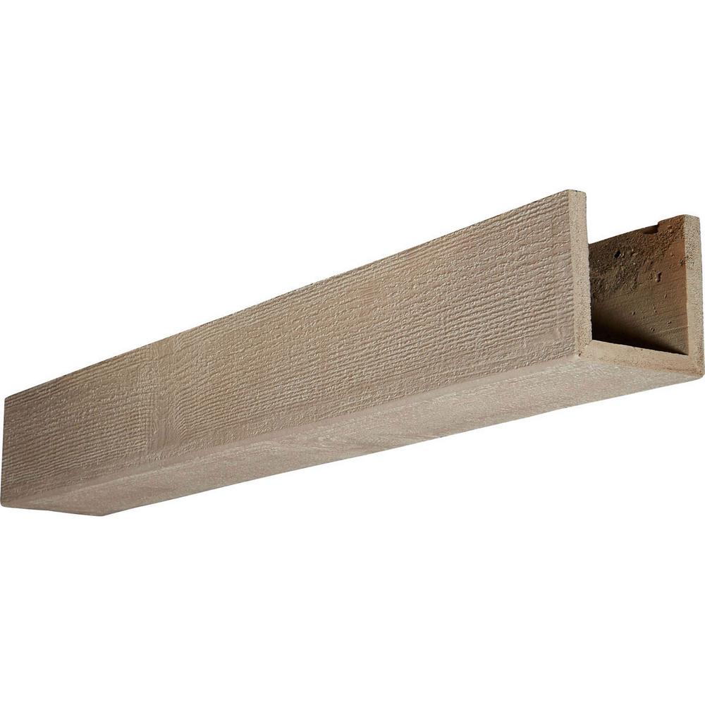 American Pro Decor 23/4 in. x 6 in. Long Rubber Strapping for Faux Wood Beam Sample5APD10322