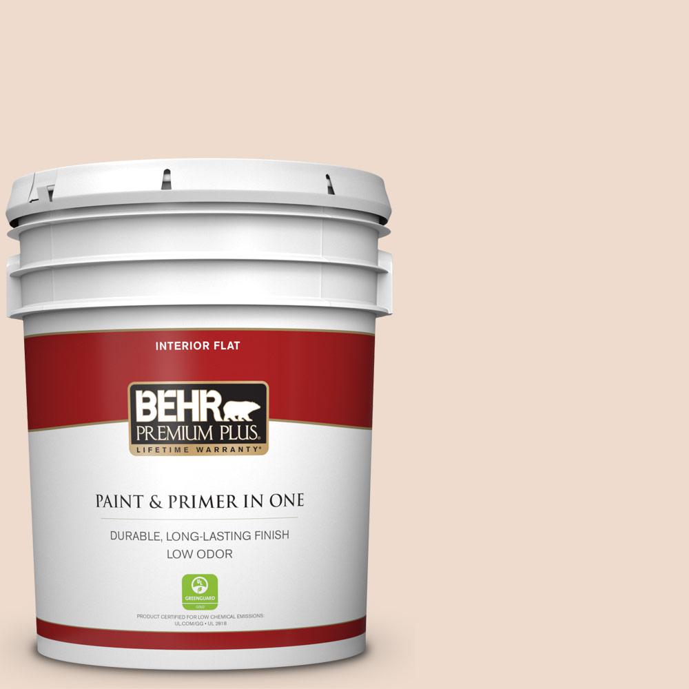 BEHR PREMIUM PLUS 5 gal. 290E1 Weathered Sandstone Flat Low Odor