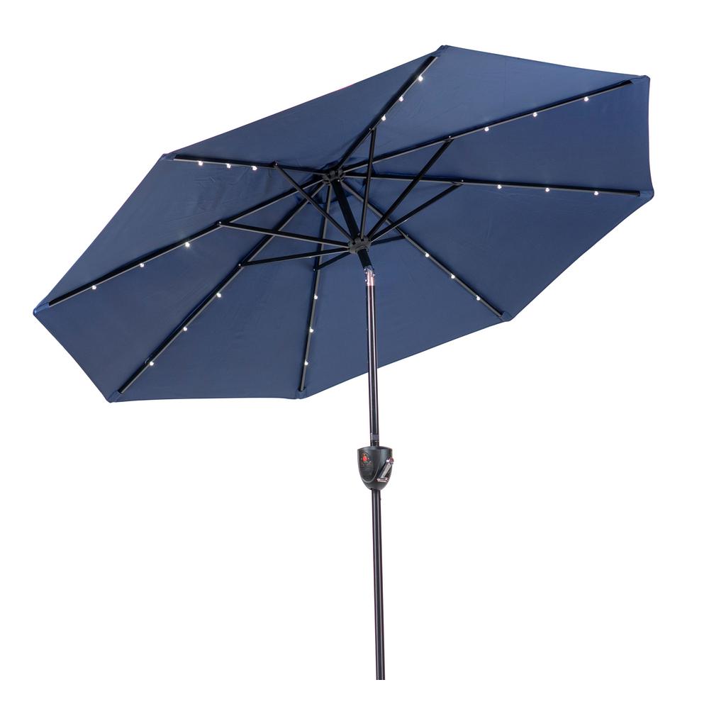 navy blue rain umbrella