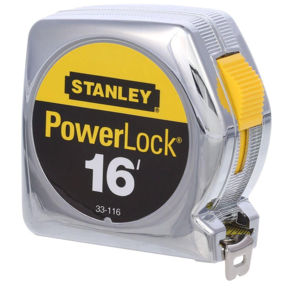 Stanley PowerLock 35 ft. x 1 in. Tape Measure33835T The Home Depot