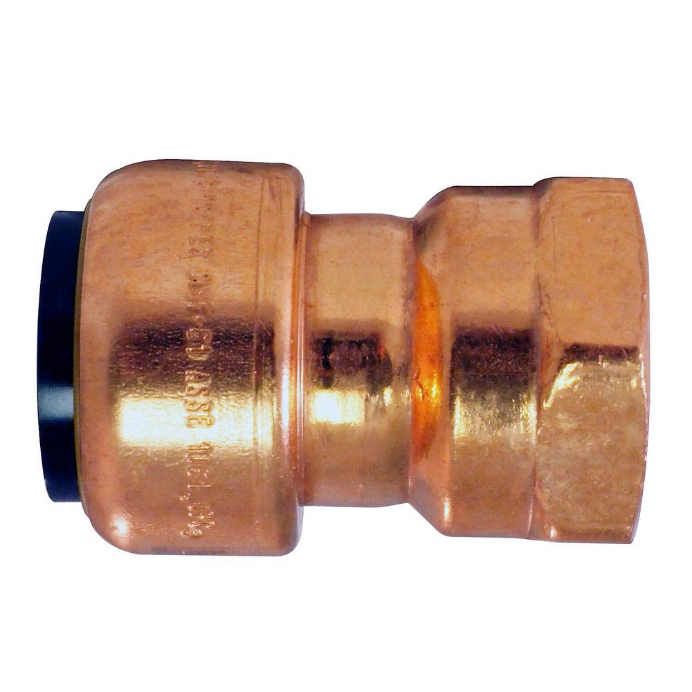 Tectite 3/4 in. Copper PushtoConnect x FPT AdapterACPF34 The Home