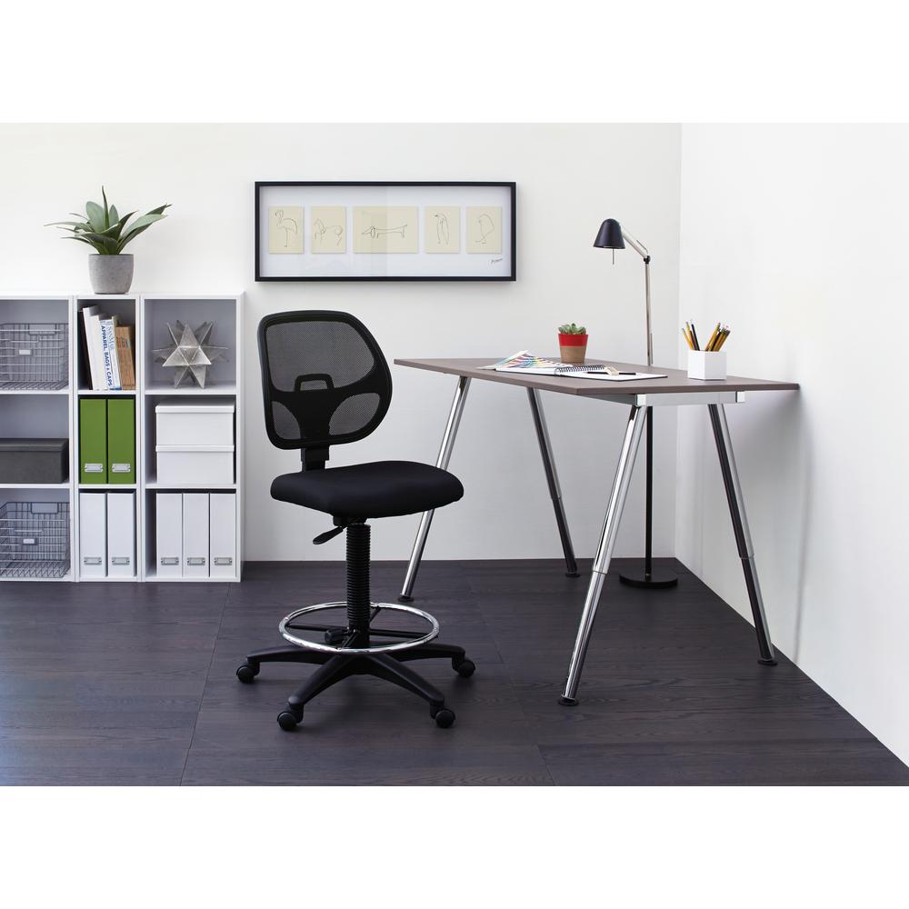 Office Star S Deluxe Black Airgrid Back Drafting Chair Dc2990