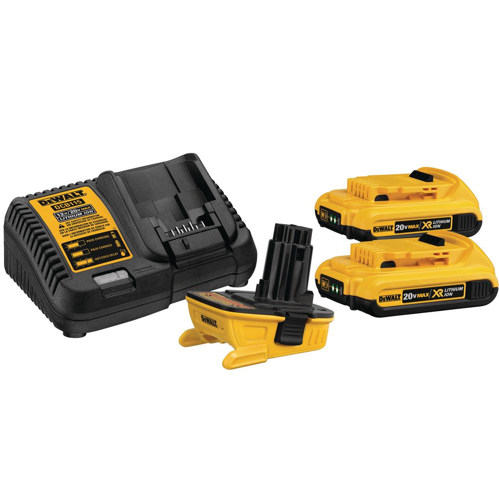 dewalt 14.4v adapter to li battery