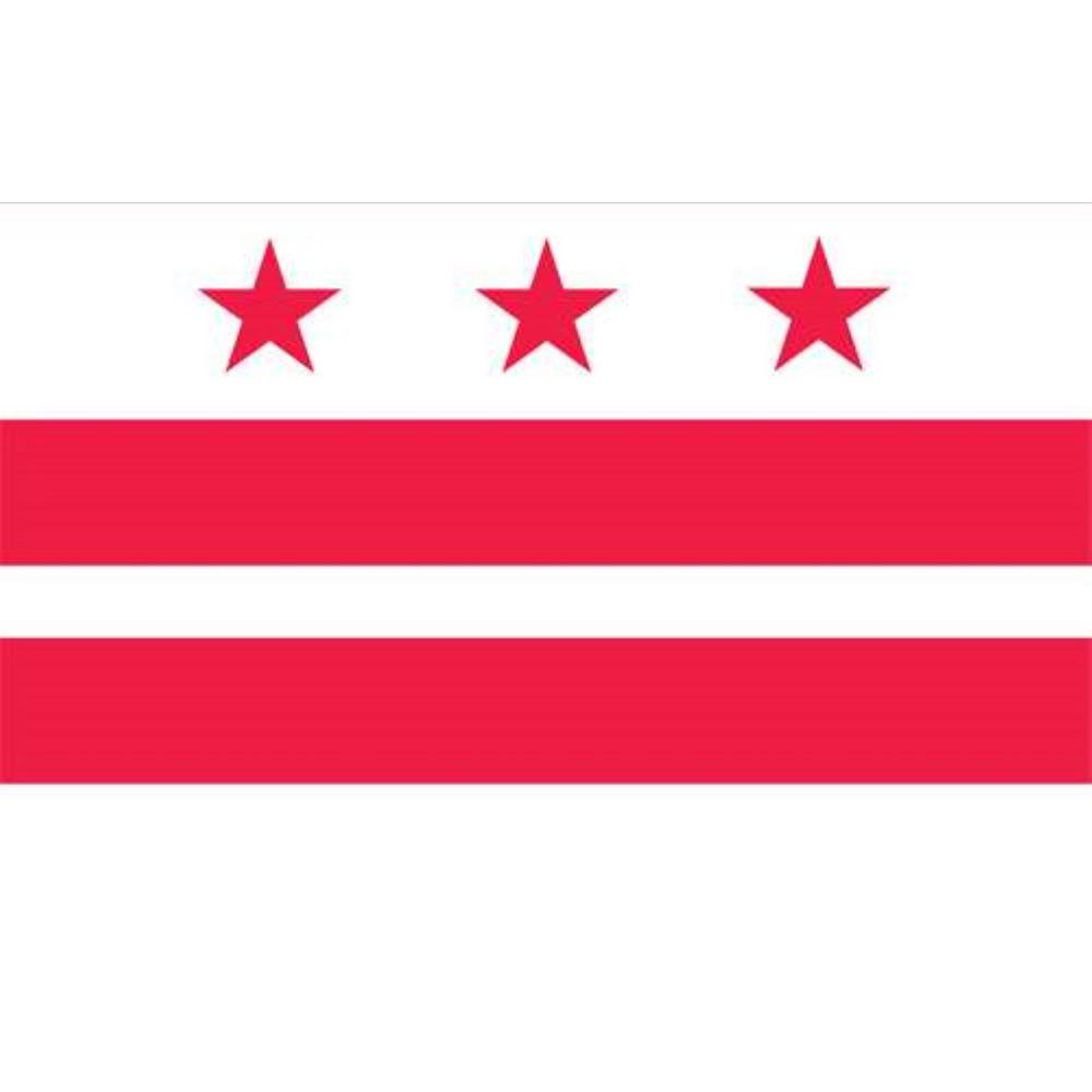 Allied Flag 3 ft. x 5 ft. District of Columbia Nylon Flag6410010016