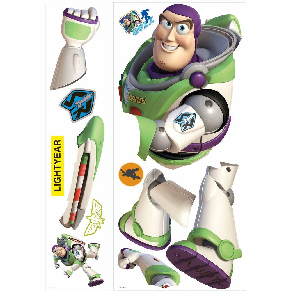 Roommates 5 In X 19 Toy Story Buzz 12 Piece L And Stick Giant Wall Decals Rmk1431gm The Home Depot - Toy Story Wall Decals Roommates 5 In X 19 Toy Story Buzz 12 Piece L And Stick Giant Wall Decals Rmk1431gm The Home Depot - Toy Story Wall Decals