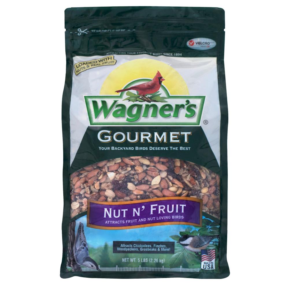 Wagner's Gourmet 5 lb. Nut N Fruit Wild Bird Food-82072 - The Home Depot