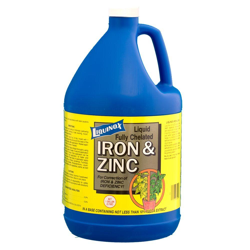 Liquinox 1 Gal. Liquid Iron and Zinc Fertilizer-100047053 - The Home Depot