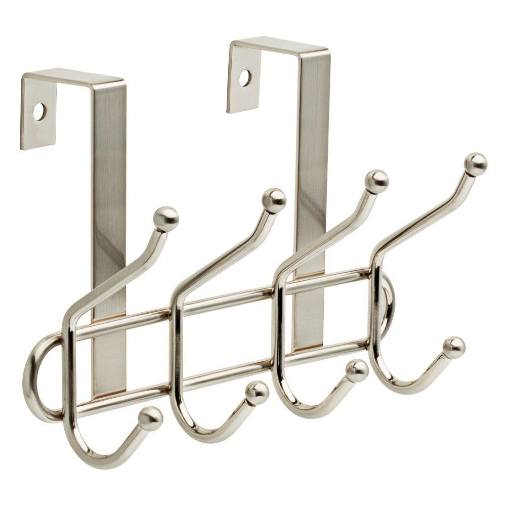 Household Essentials 25 lb. HingeIt Spacemake Single Bar Over the Door Hinge Hook in White