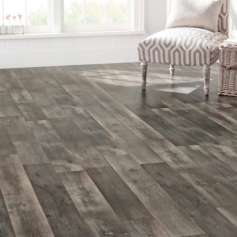 Home Decorators Collection Eir Crestwood Gray Oak 12mm Thick X
