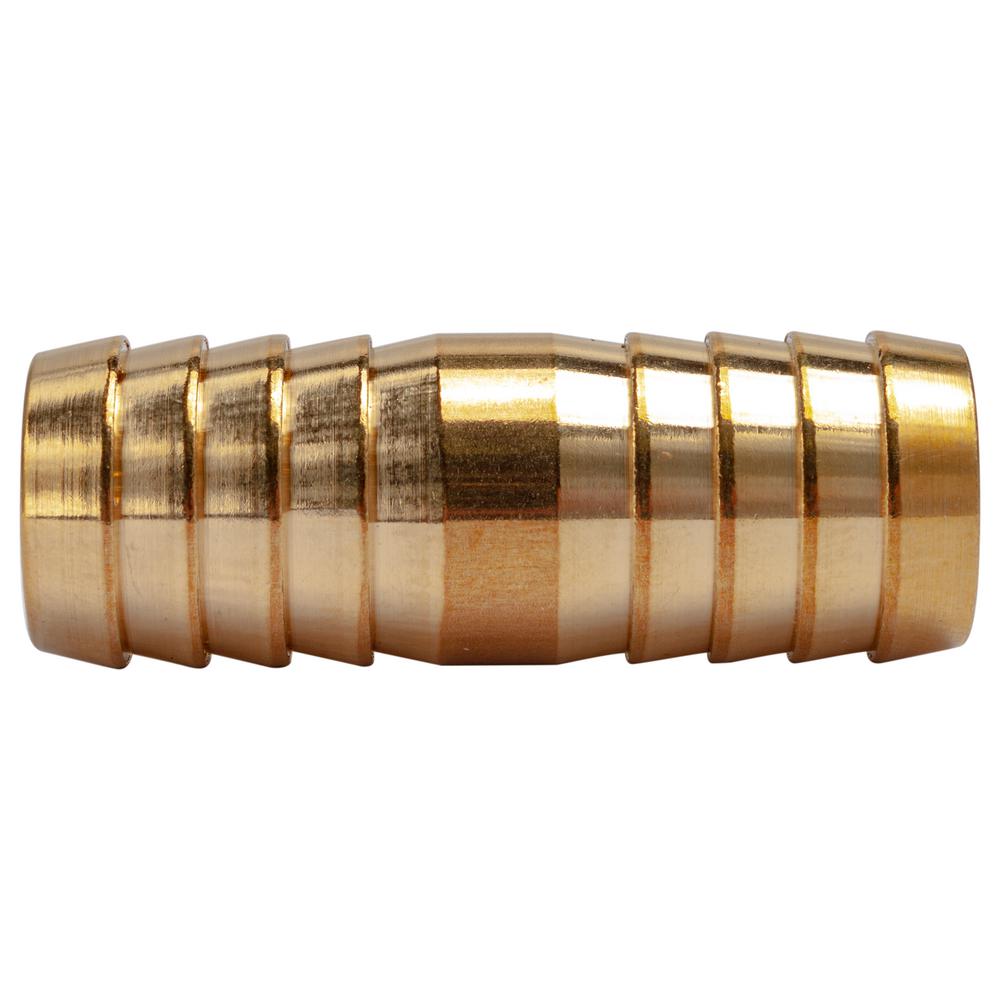 LTWFITTING 3/4 in. I.D. Brass Hose Barb Splicer Fittings (5Pack