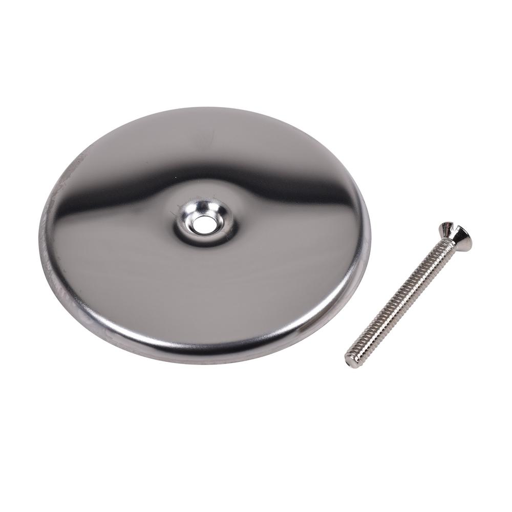 Oatey 4 In Round Cover Plate In Stainless Steel 427812 The Home