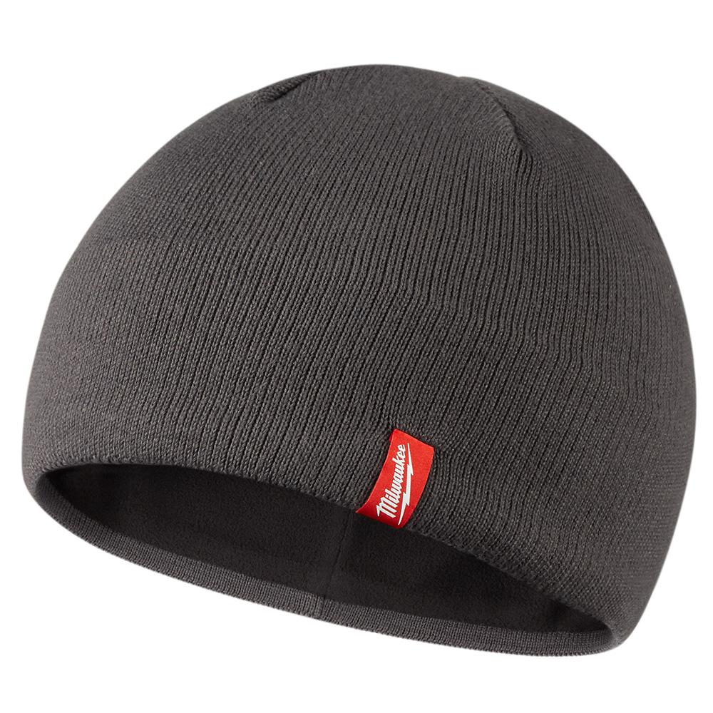 gray beanie hat