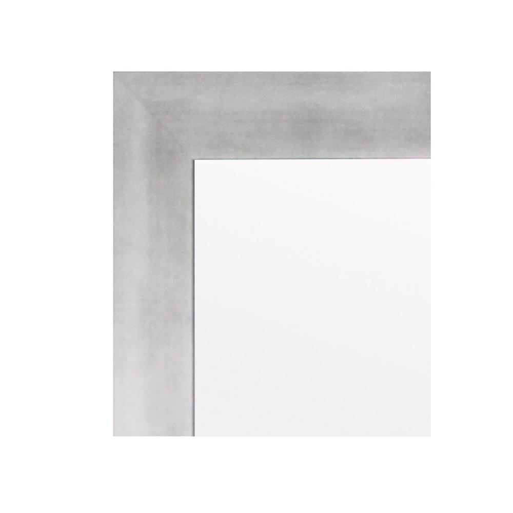 40 In X 36 Taciturn Silver Metal Mirror V095 30 5 34 Taciturn Silver Metal Mirror