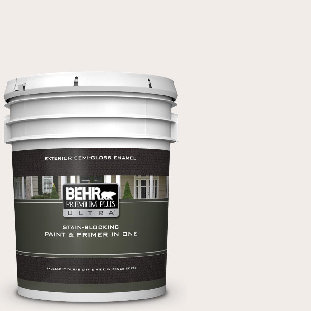 BEHR Premium Plus Ultra 5 gal. RDW10 New House White SemiGloss