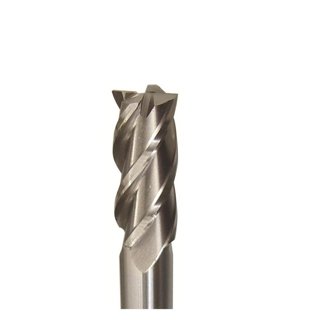 1//4 x 3//8/" Shank 4F HSS Single End Mill