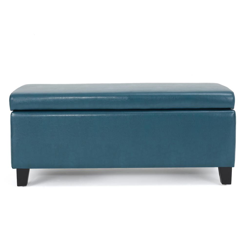 Leather Ottomans Living Room Furniture The Home Depot