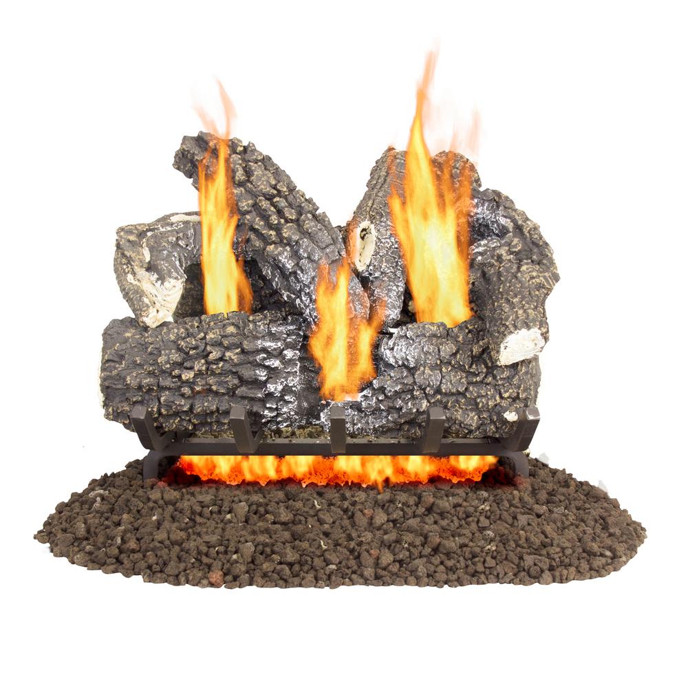 Pleasant Hearth Arlington Ash 18 In Vented Gas Log Set Vl Aa18d