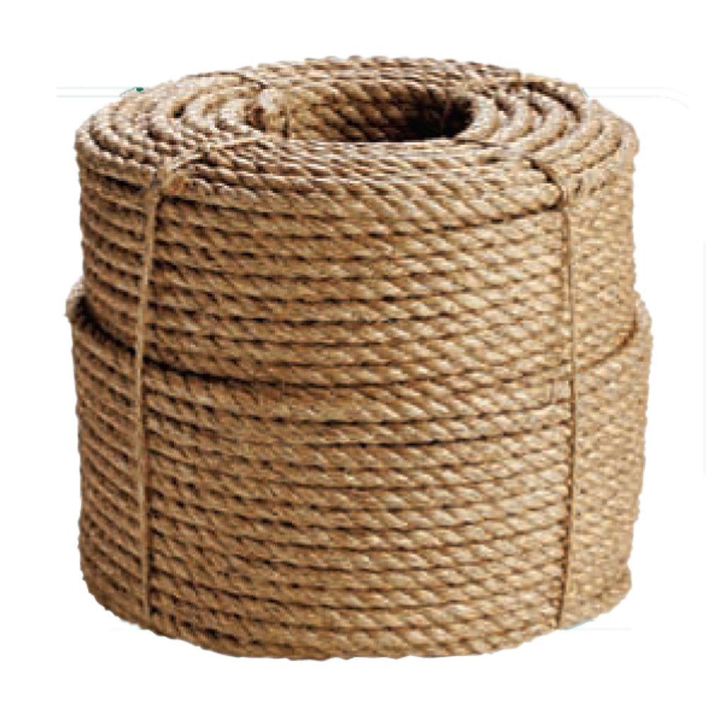 Rope King 3/4 in. x 200 ft. Twisted Nylon Rope White-TN-34200 ...