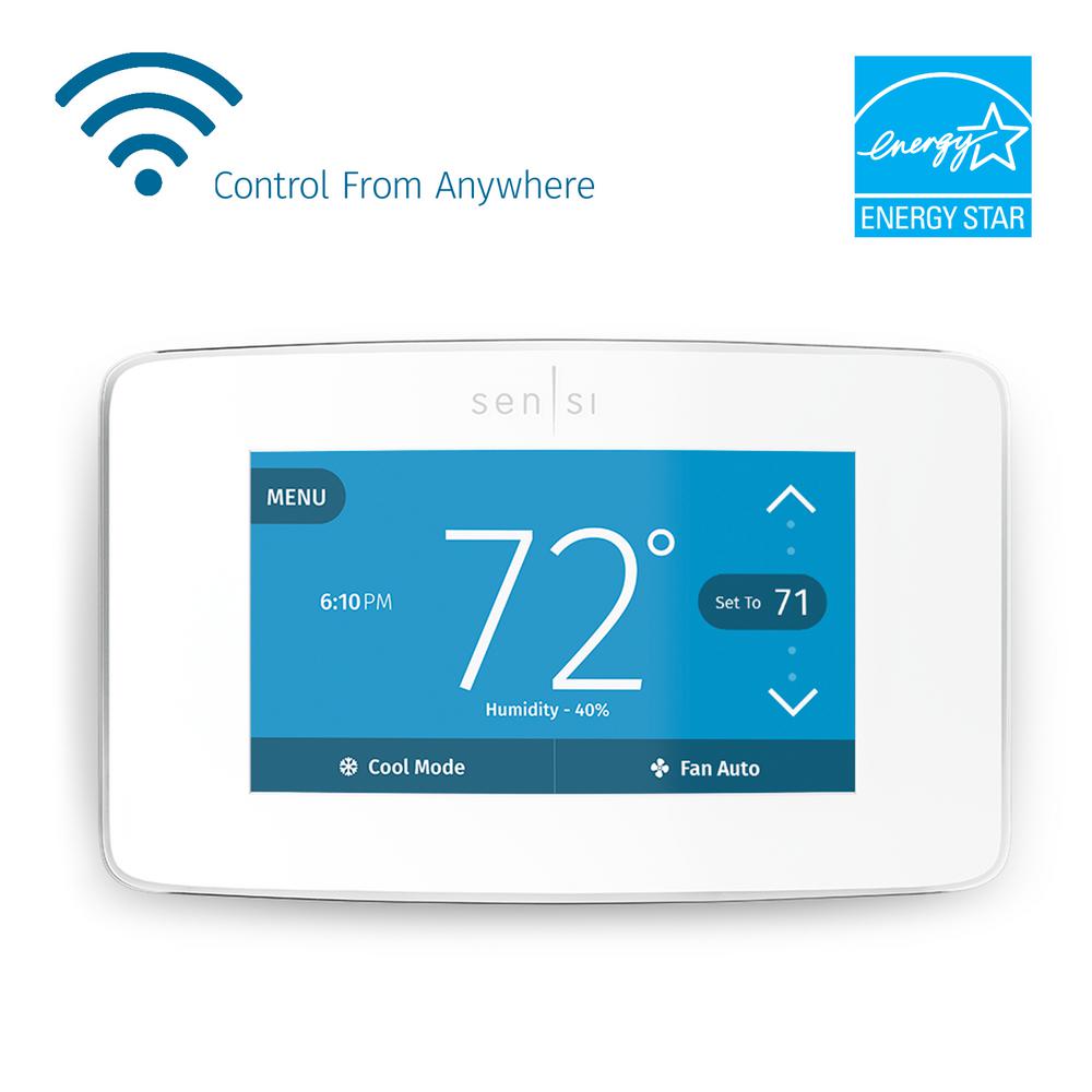 Emerson ST75W Sensi Touch Wi-Fi Thermostat with Touchscreen Color Display