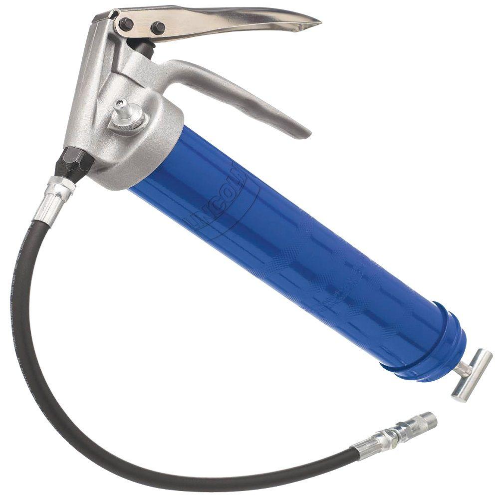 Lincoln Heavy Duty Pistol Grip Grease Gun with Whip Hose and Rigid Pipe by Loln