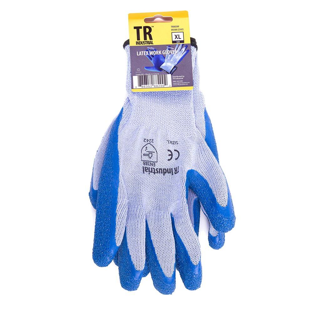 TR Industrial XLarge Polyester Base Latex Coated Smooth Grip Working
