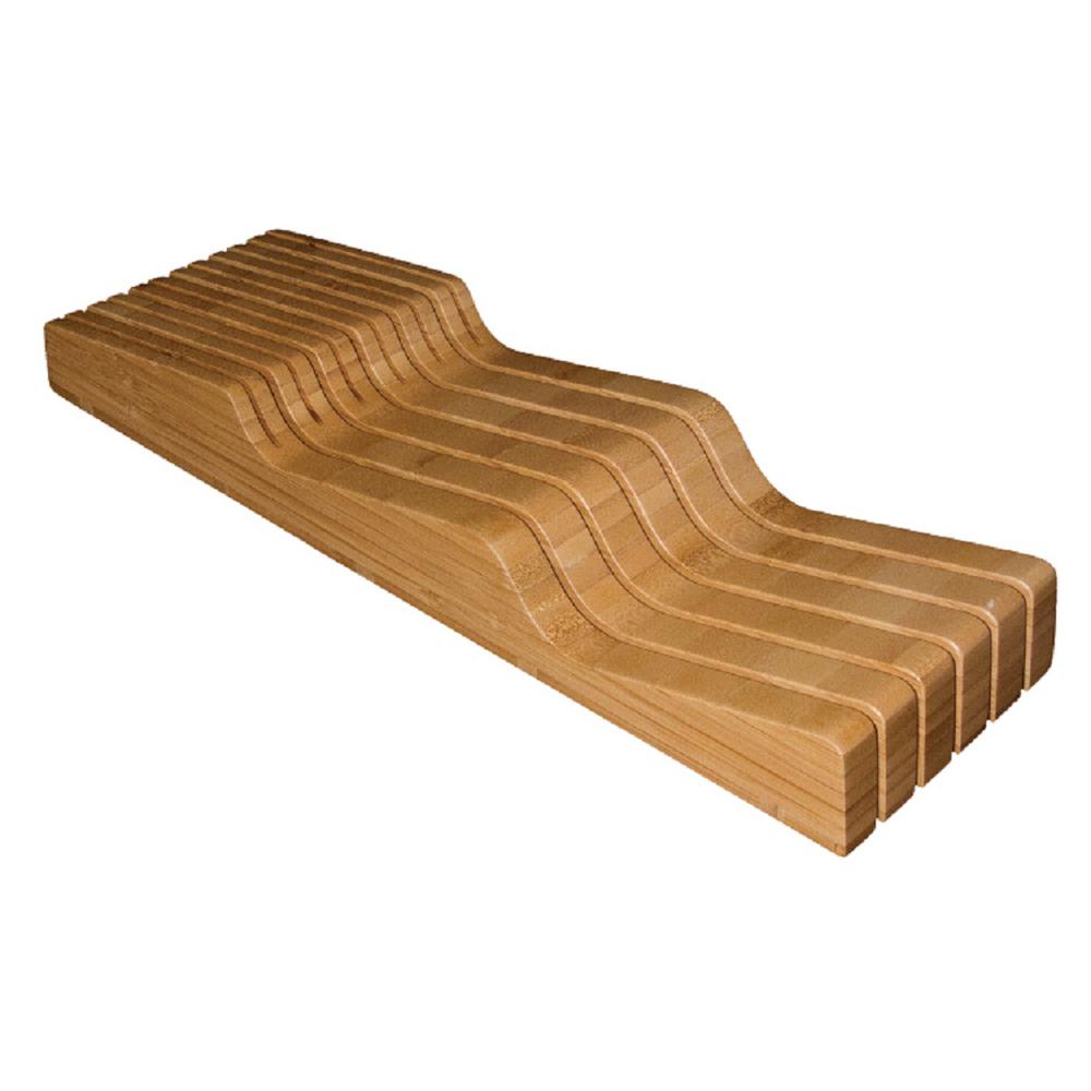 Culinary Edge Bamboo In Drawer Knife Block