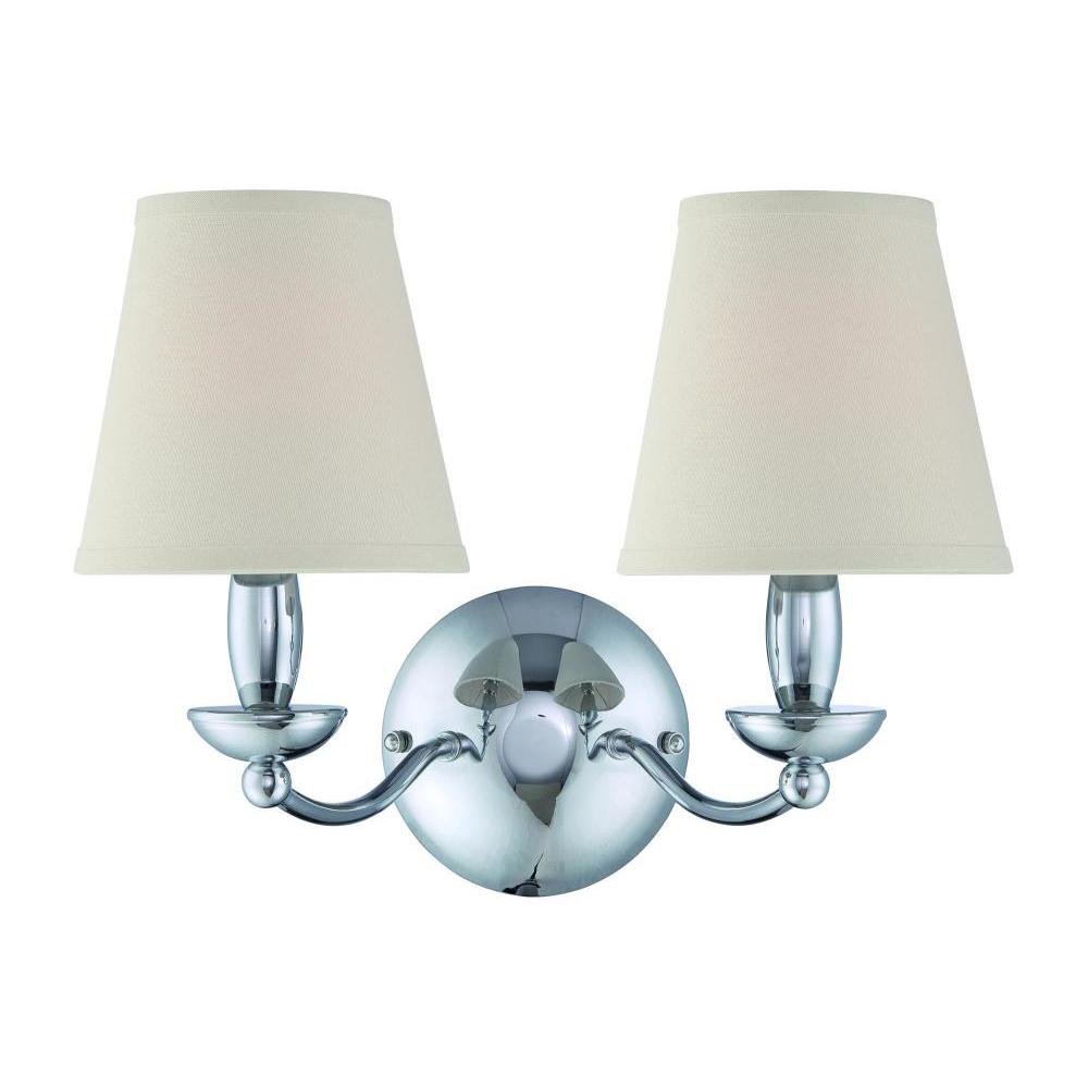 Filament Design 2-Light Polished Chrome Wall Sconce-CLI ...