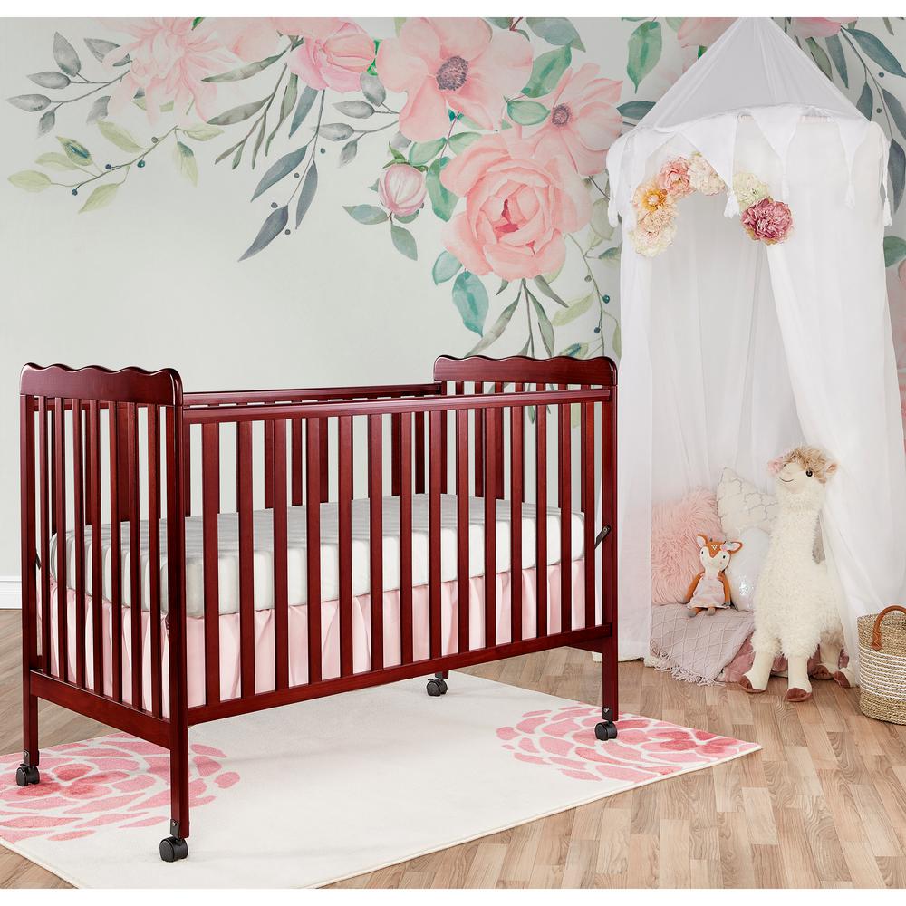 Dream On Me Carson Classic Cherry 3 In 1 Convertible Crib 675 C