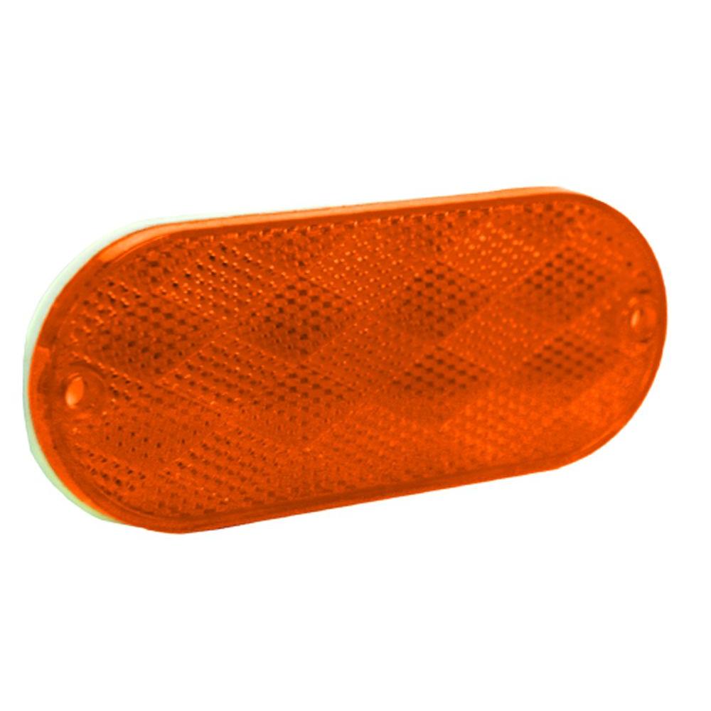 UPC 028845110814 product image for Blazer International Lighting Reflector 4-3/8 in. Self Mount Oblong Amber (2 Pac | upcitemdb.com