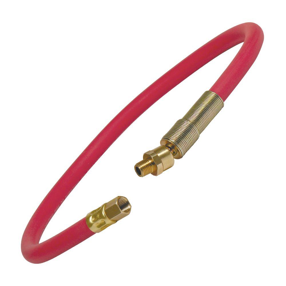 Husky 3/8 in. x 30 in. Red Rubber LeadIn Hose37L30BRET The Home Depot