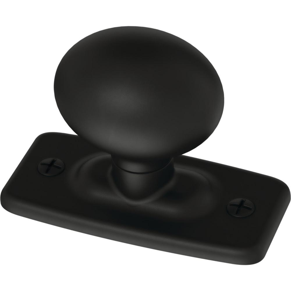 Liberty Iron Craft 1 1 4 In 32 Mm Matte Black Cabinet Knob With