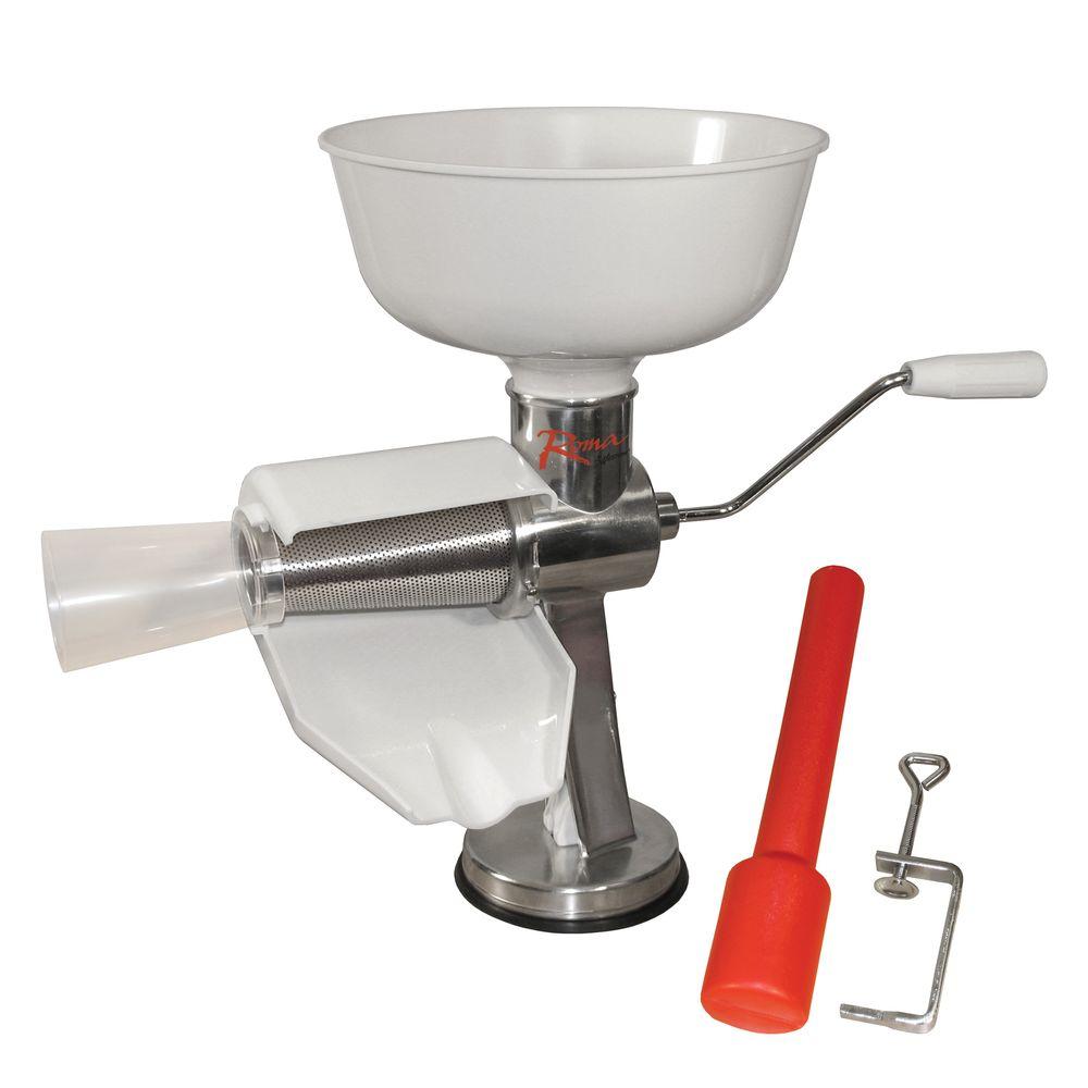 Weston Tomato Strainer and Fruit Press, White