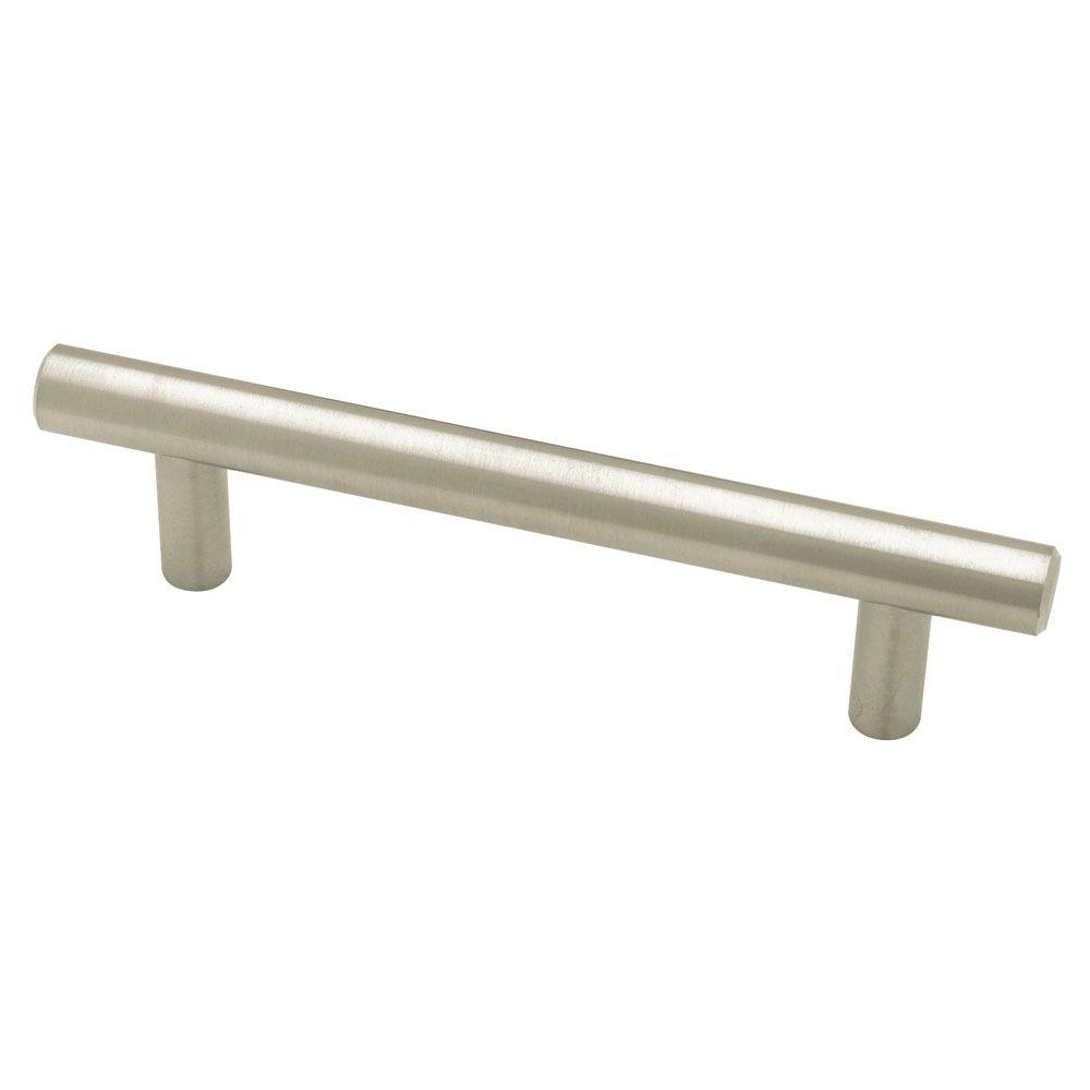 Liberty 3-3/4 in. (96 mm) Center-to-Center Stainless Steel Bar Drawer Pull (4-Pack)
