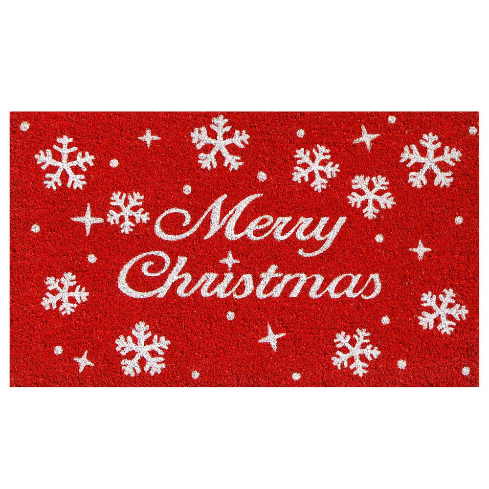 Christmas Rugs & Doormats Indoor Christmas Decorations The Home Depot