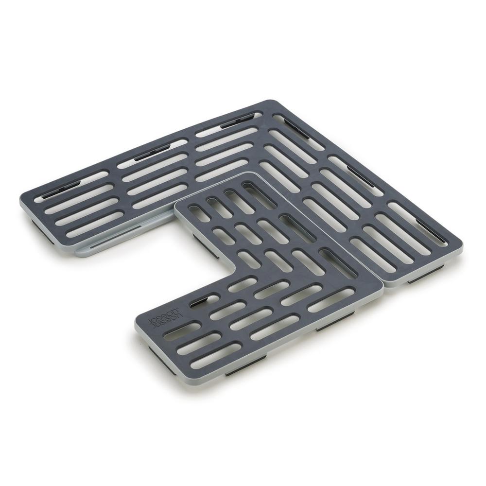 STERLING Ludington 30 in. Ash Grey Silicone Kitchen Sink Mat20285ASH