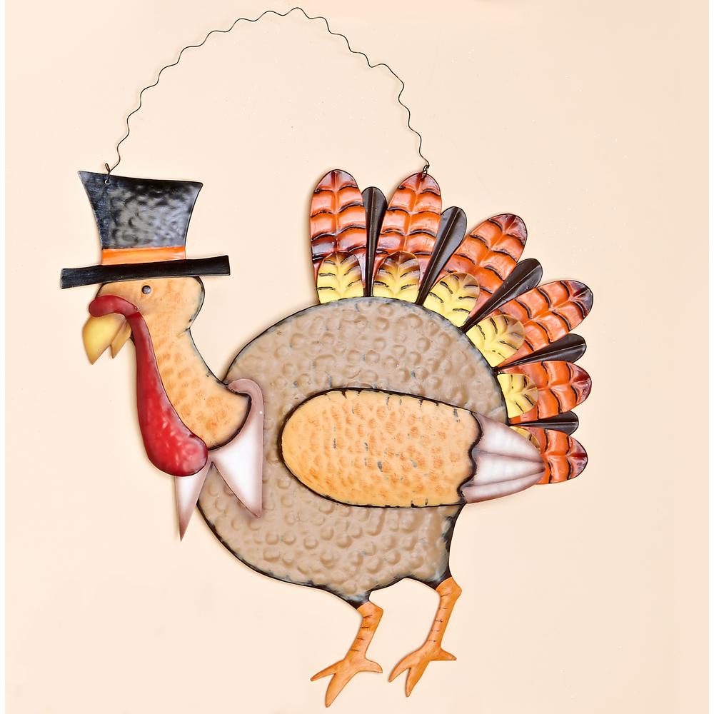 Worth Imports 21 in. Metal Turkey Wall Hanging (Set of 2)-8822 - The ...