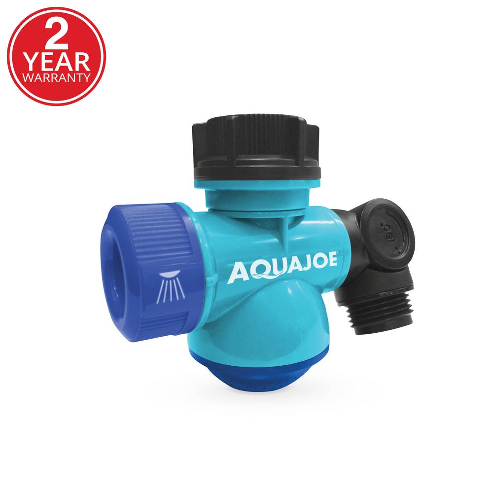Aqua Joe Multi Function Outdoor Faucet And Garden Hose Tap Connector Sji Mfga1 The Home Depot - Aqua Joe Steel Garden Hose Holder With Faucet Aqua Joe Multi Function Outdoor Faucet And Garden Hose Tap Connector Sji Mfga1 The Home Depot - Aqua Joe Steel Garden Hose Holder With Faucet