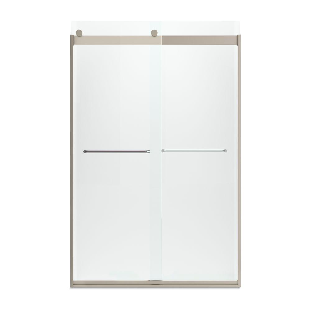 KOHLER Levity 48 in. x 74 in. Semi-Frameless Sliding Shower Door in ...