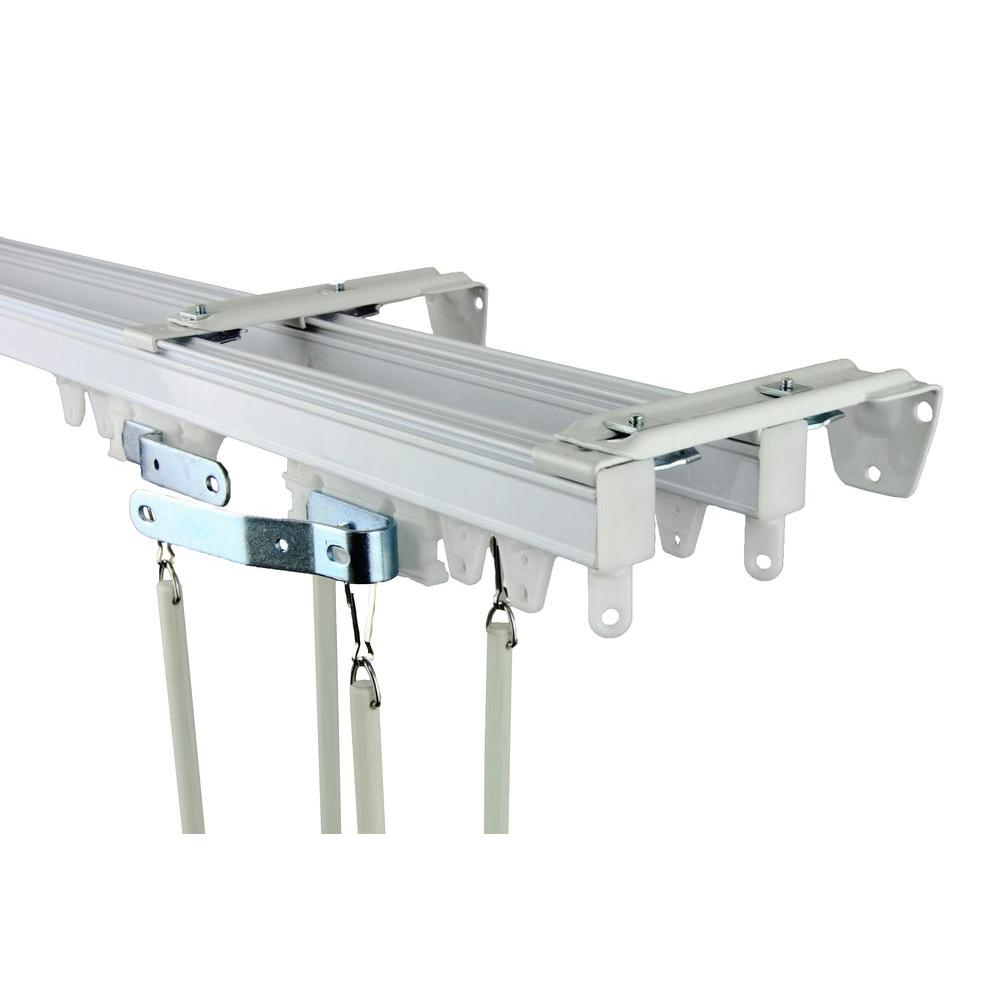 Rod Desyne 144 In Commercial Wall Ceiling Double Track Kit