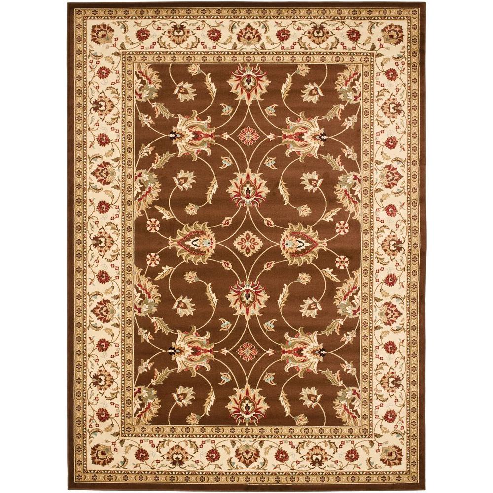 Safavieh Lyndhurst Brown/Ivory 8 ft. 9 in. x 12 ft. Area RugLNH553