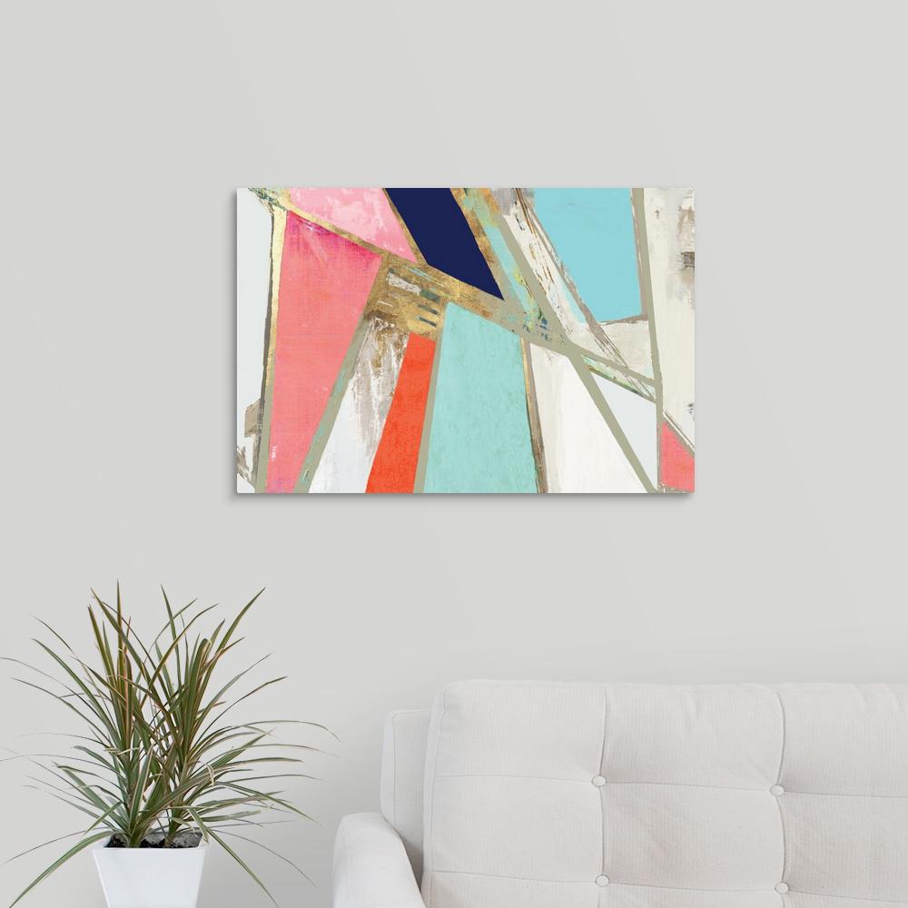 Greatbigcanvas 24 In X 16 Warm Geometric By Pi Studio - Warm Colors Wall Art Greatbigcanvas 24 In X 16 Warm Geometric By Pi Studio - Warm Colors Wall Art