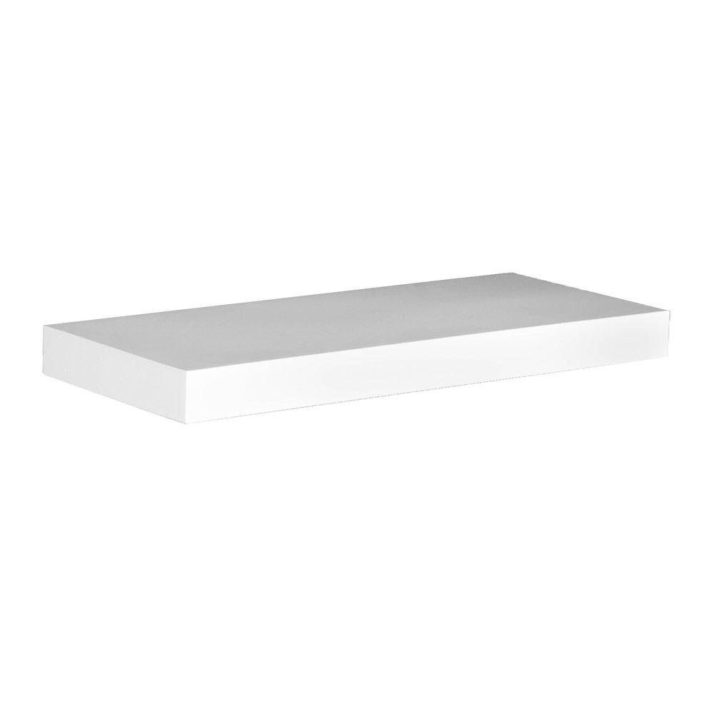 White Floating Shelves Shelves & Shelf Brackets Storage