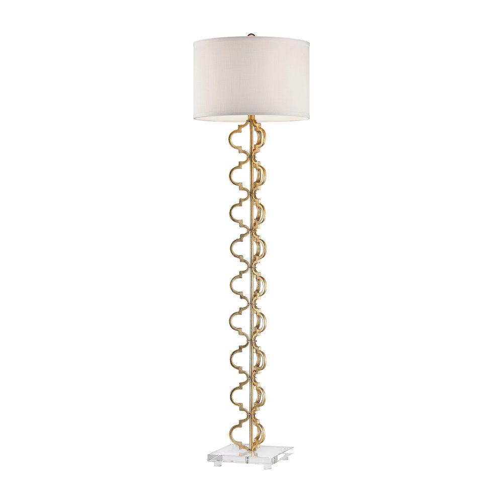 tripod lamp gold