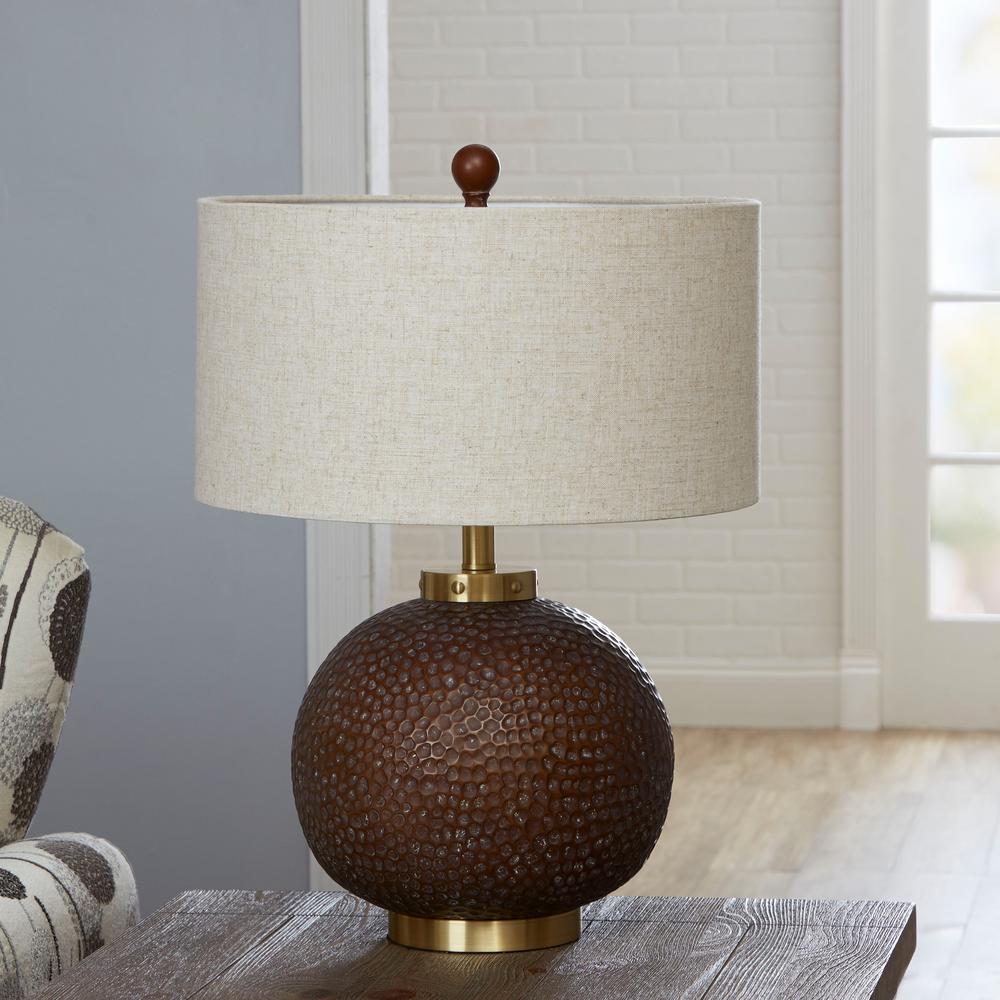 Silverwood Perry Hammered 25 In Gold Table Lamp With Shade Cplt1590 Silverwood Perry Hammered 25 In Gold Table Lamp With Shade