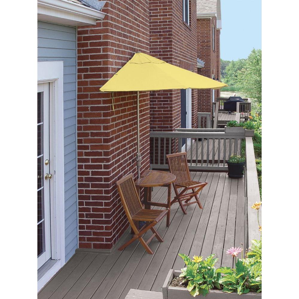 Blue Star Group Terrace Mates Bistro Deluxe 5 Piece Patio Set Blue Star Group Terrace Mates Bistro Deluxe 5 Piece Patio Set With 7 Ft