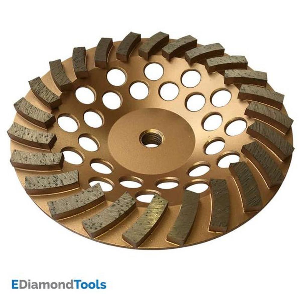 7 in. Diamond Grinding Wheel for Concrete 24 Segments 5/8 in.11 Arbor