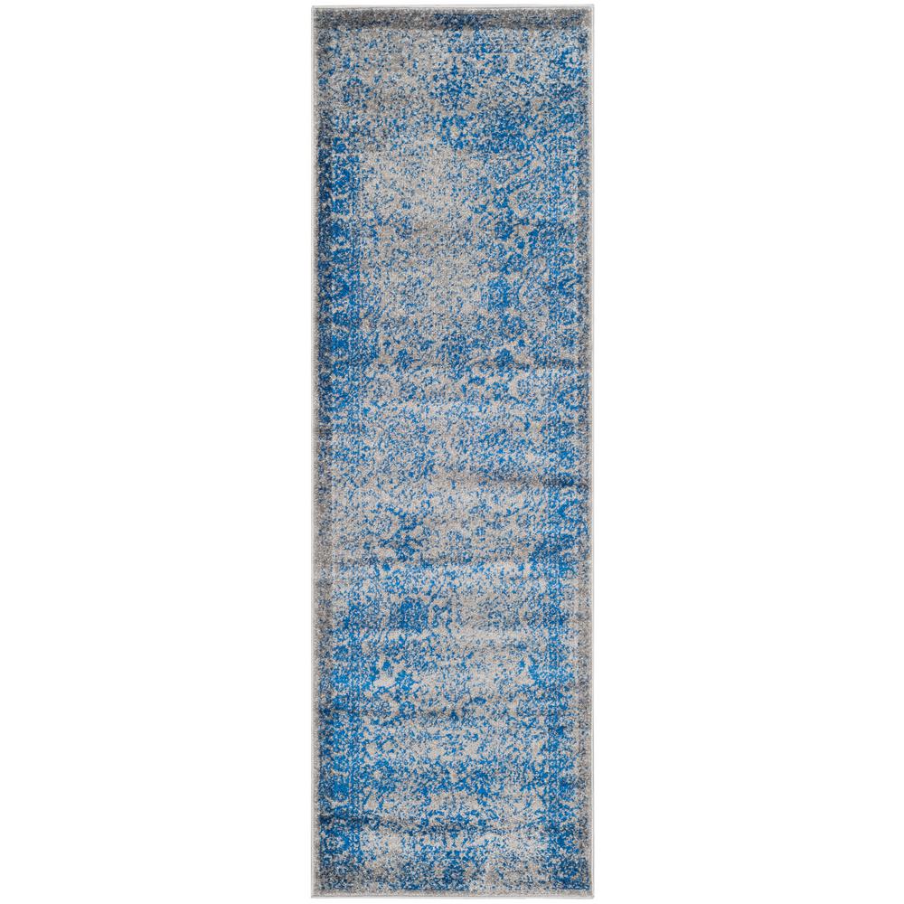 Safavieh Adirondack Gray/Blue 3 Ft. X 20 Ft. Runner Rug-ADR109A-220 ...