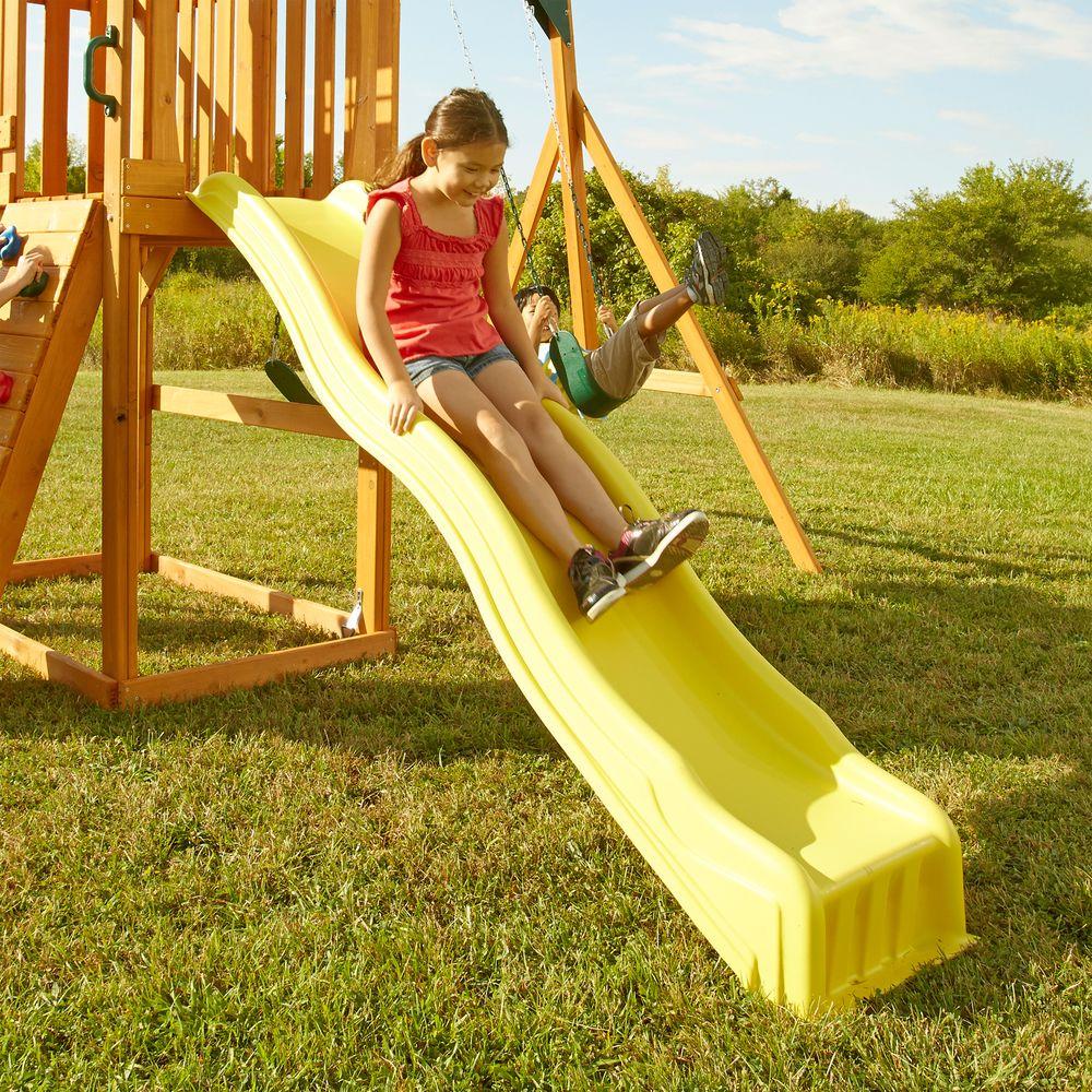 yellow slide for playset